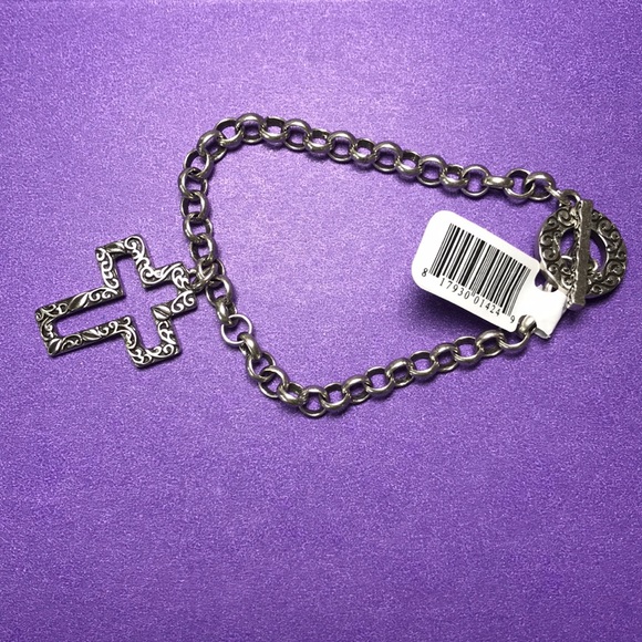 Scrolled cross bracelet Hallmark NWT - Picture 3 of 7